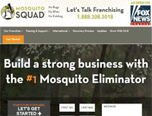 Tablet Screenshot of mosquitosquadfranchise.com